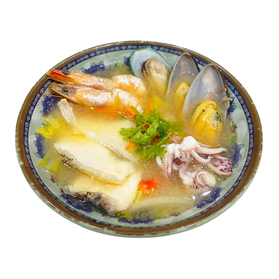 Clear Tom Yum Seafood Soup 海鲜白东炎