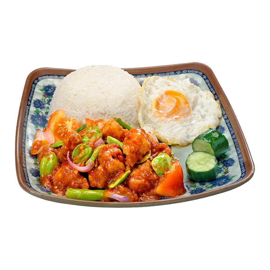 Sambal Petai Chicken Set 参岜臭豆鸡肉饭