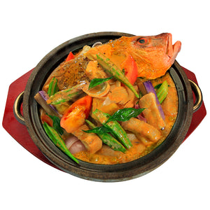 Assam Curry Fish Head 招牌亚参咖喱鱼头