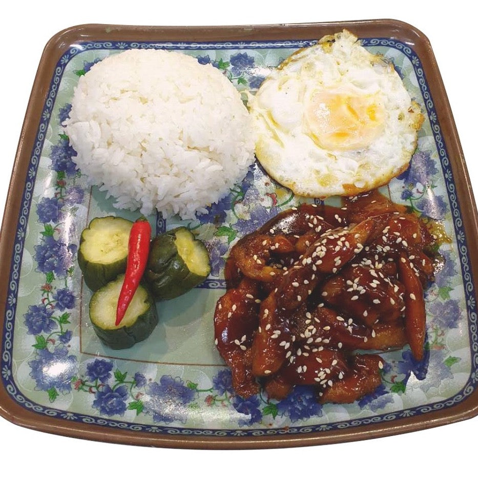 Honey Chicken Set 蜜汁鸡肉饭